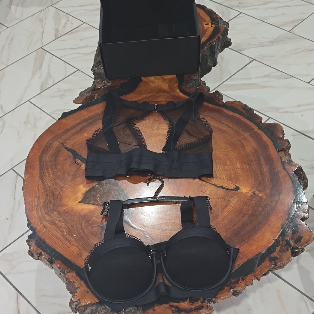 Black Intimate Lingerie 2 Piece - image 5